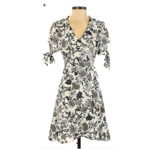 Cute mini wrap dress